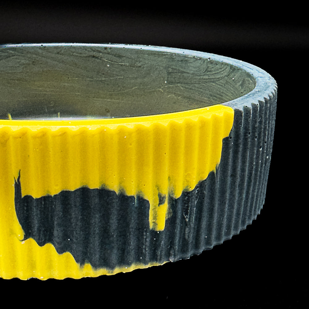 Zigozago Fluo giallo e nero