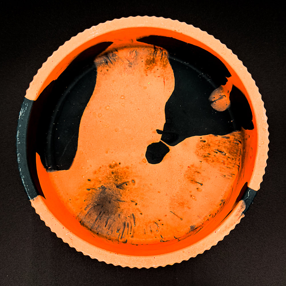 Zigozago Fluo Arancio e nero