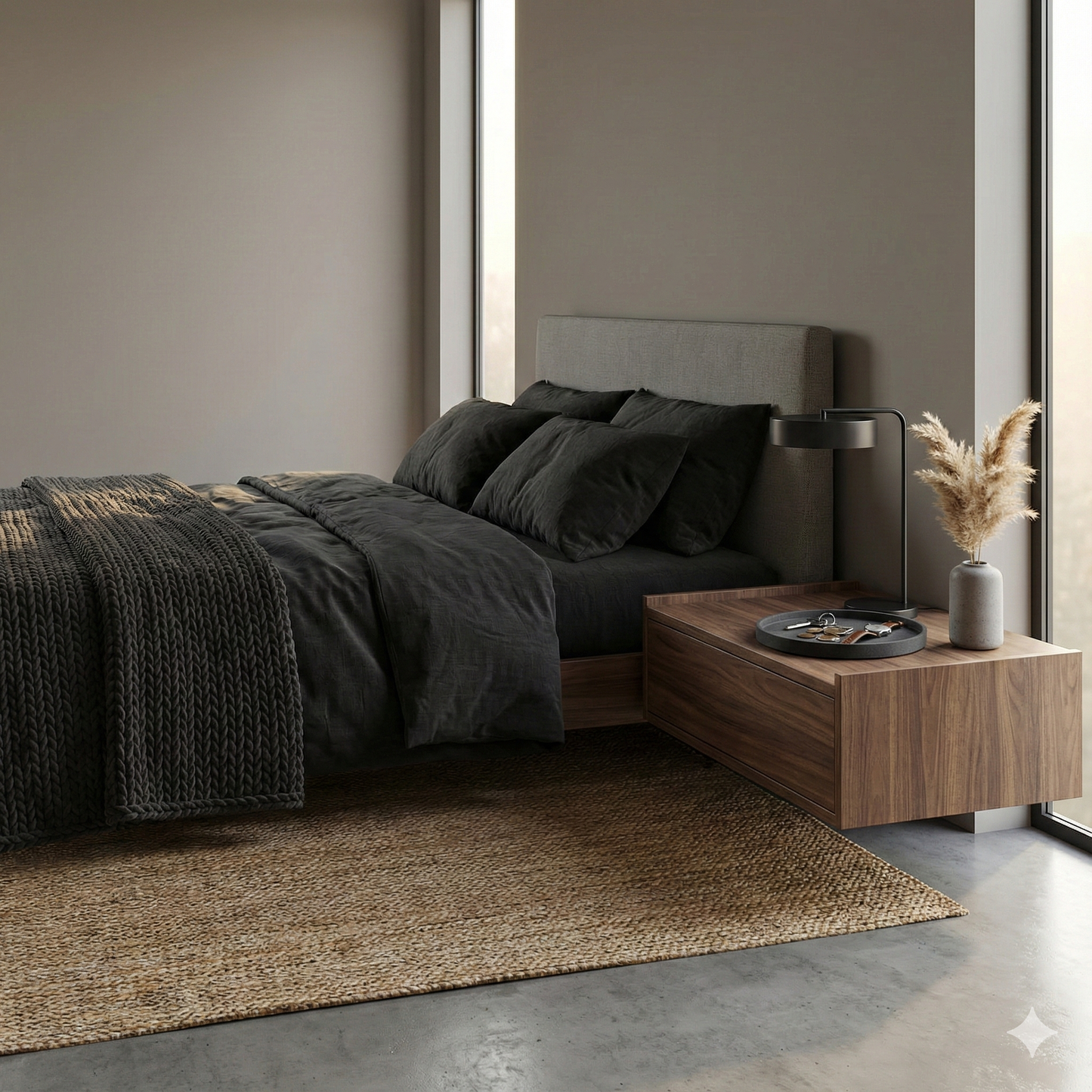 Svuotatasche effetto pietra nero