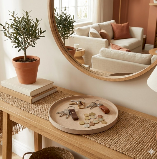 Svuotatasche pietra effetto terracotta